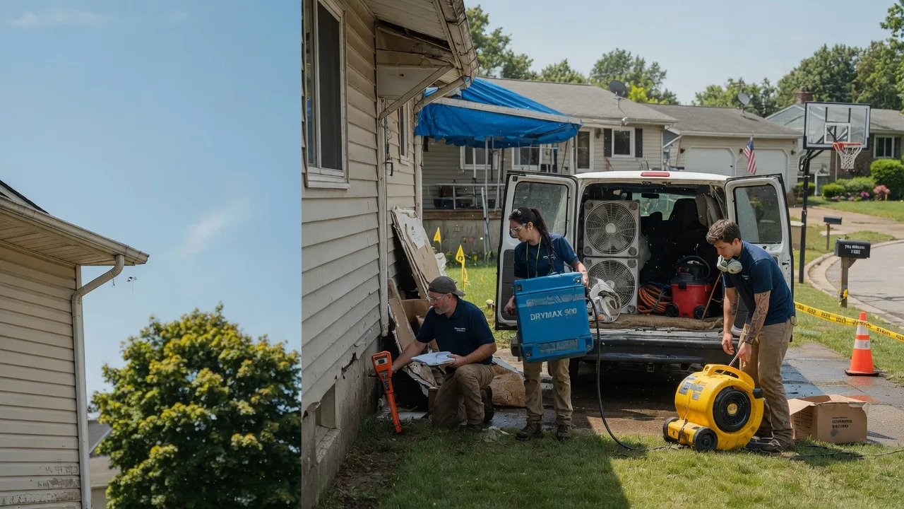 Ceiling Leak Cleanup in Homer, OH near me