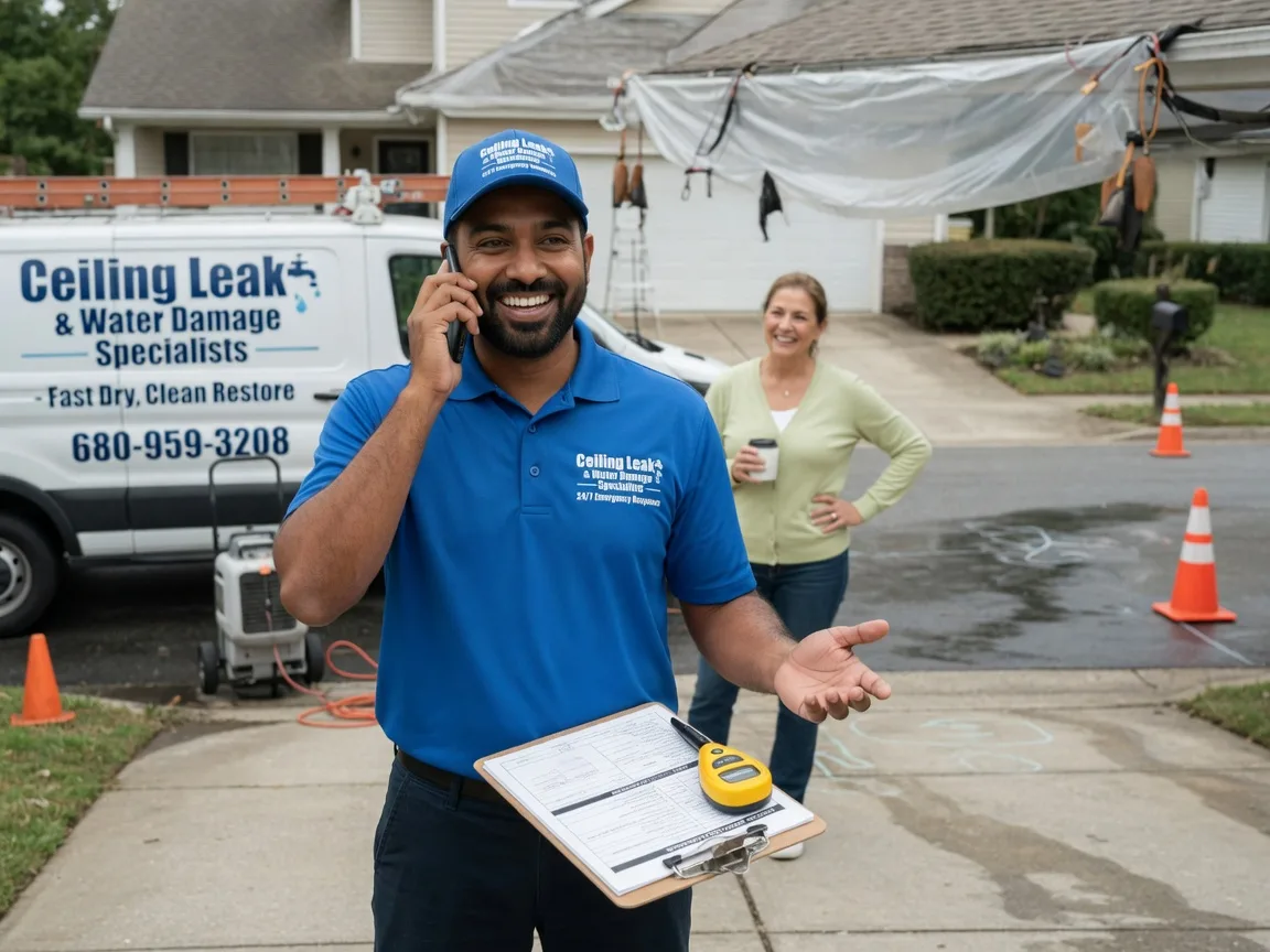 Ceiling Leak Cleanup Homer, OH FAQs